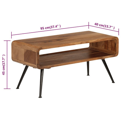 Couchtisch Couchtisch Mid Century Beistelltisch Massivholz 1246249