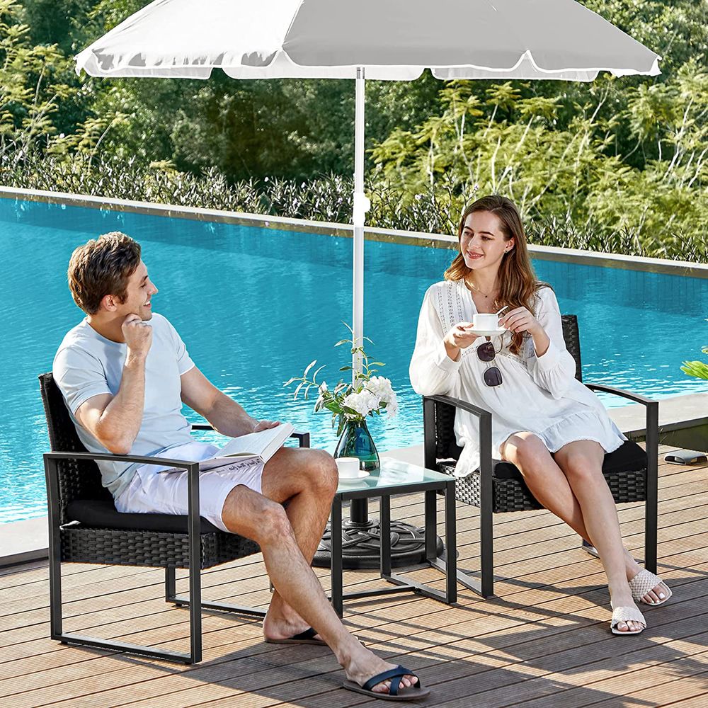 Garden Furniture Set Terrace Lounge Bistro Balcony Set GGF-010B05